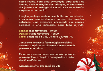 Convite - Natal do Shopping da Vila