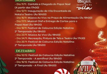 Programação Vila Encantada de Natal